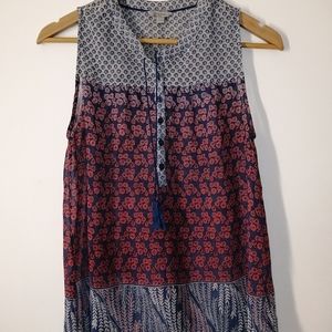 LORIMER BOHO  SHEER BLOUSE SIZE MEDIUM